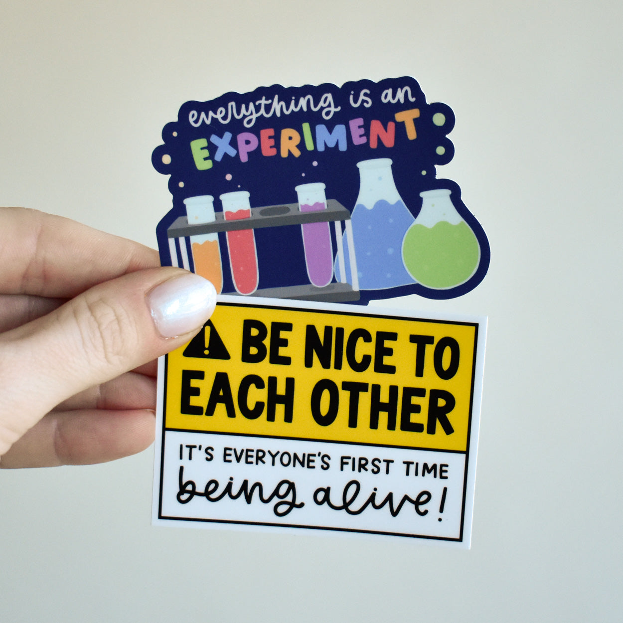 First Time Being Alive Sticker