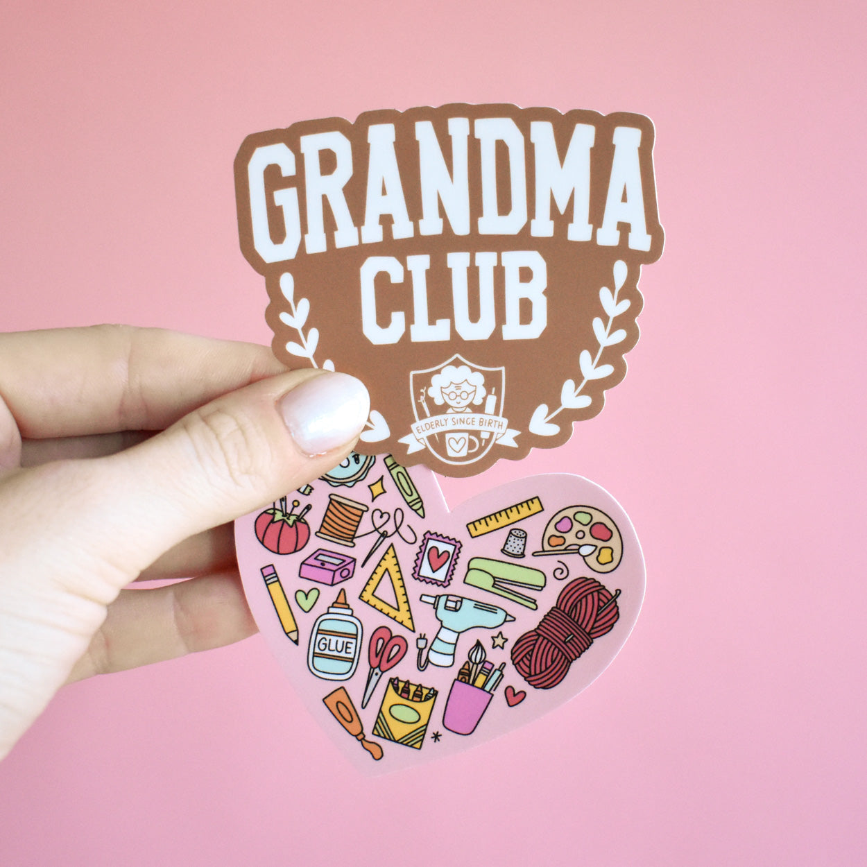 Crafting Heart Sticker