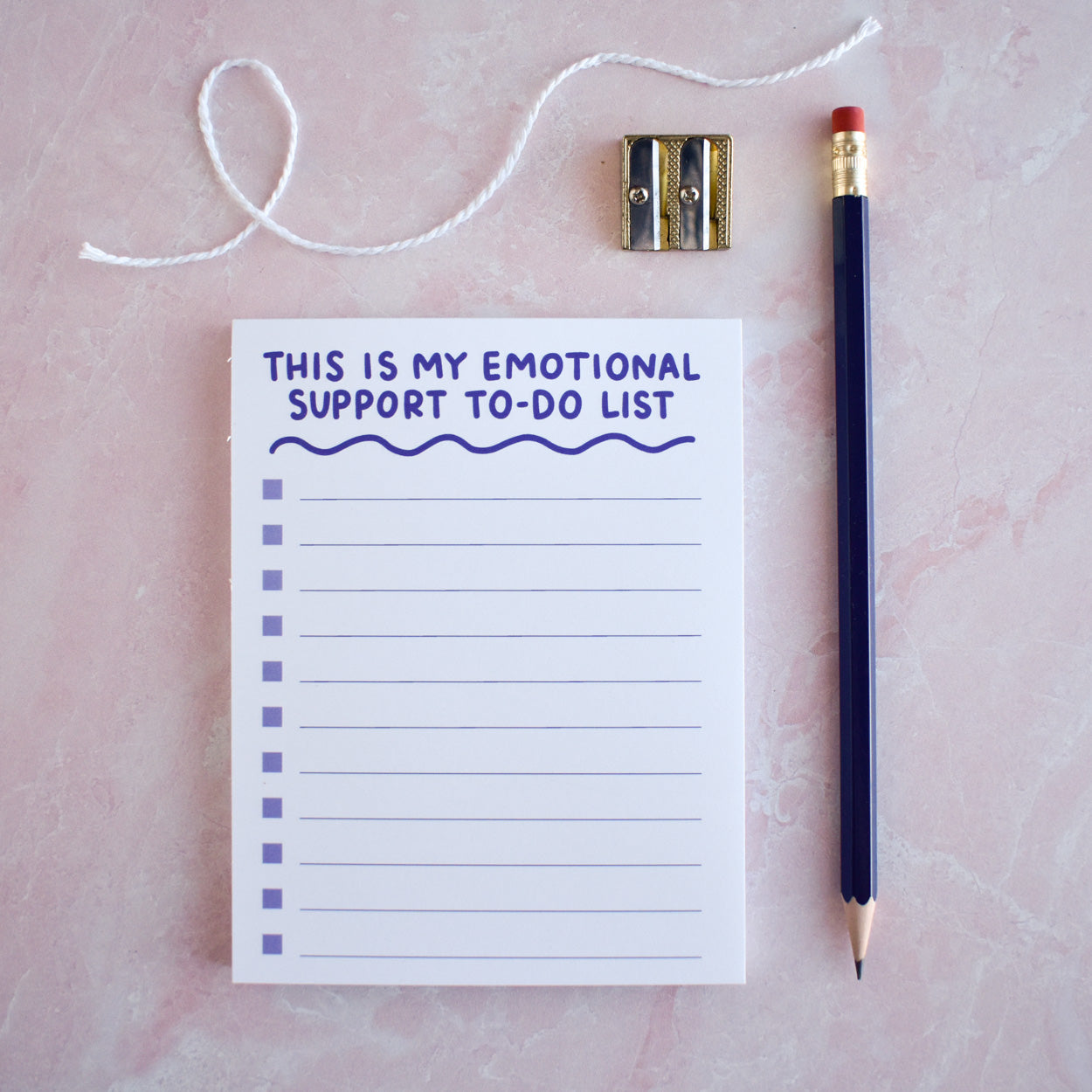 Emotional Support To-Do List Notepad