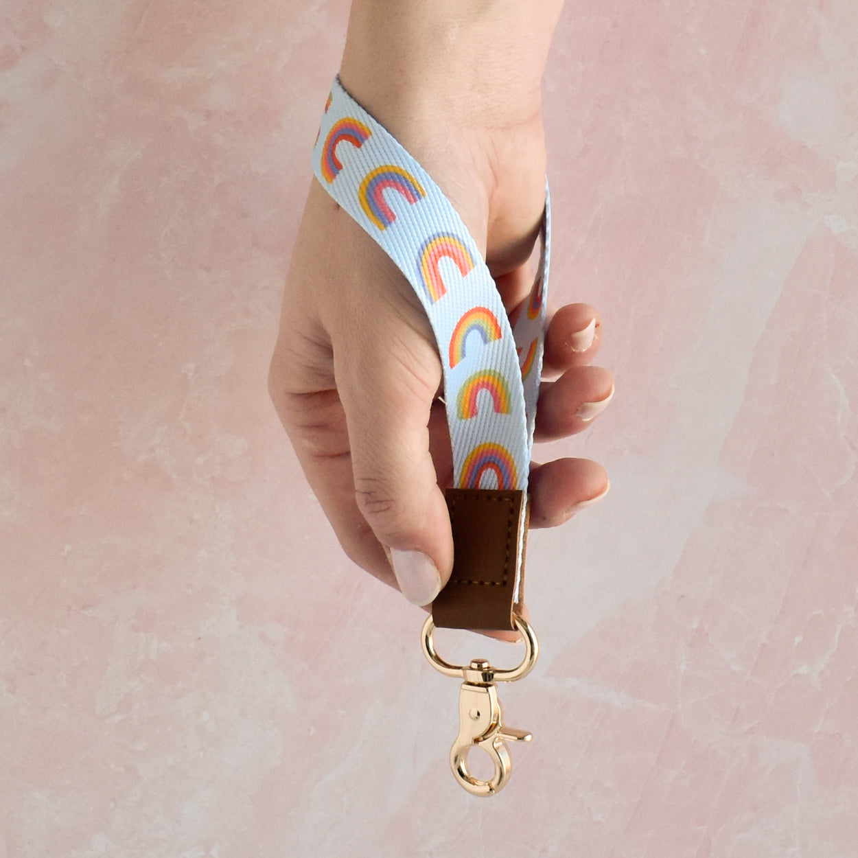 Whimsy Rainbows Wristlet