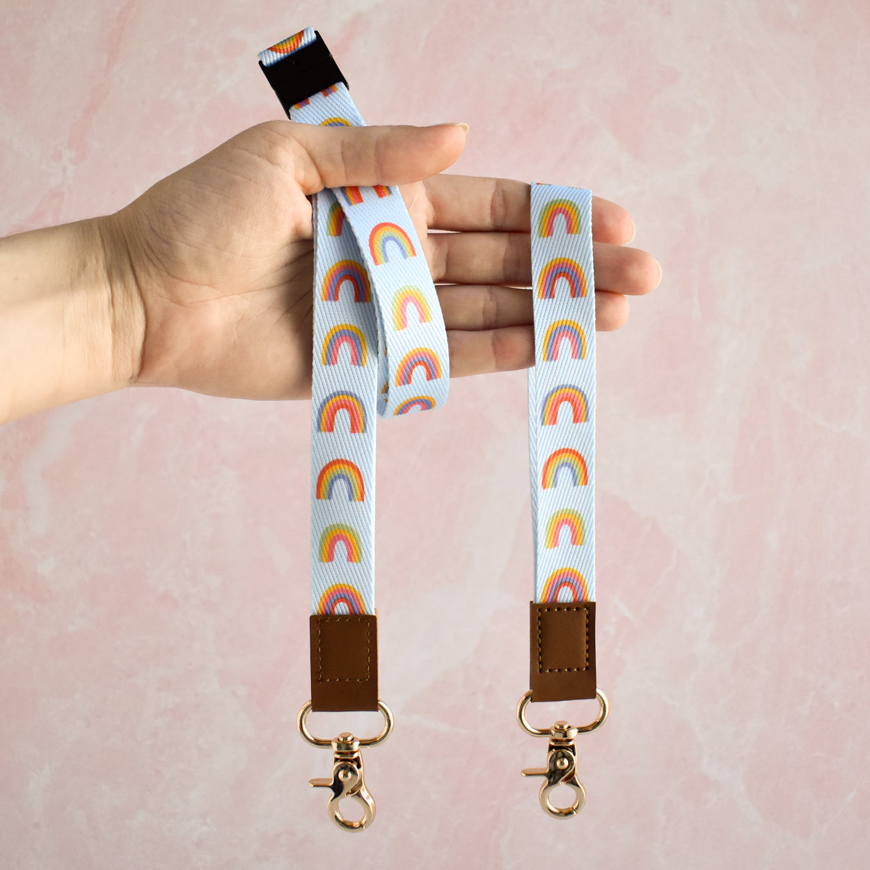 Whimsy Rainbows Wristlet
