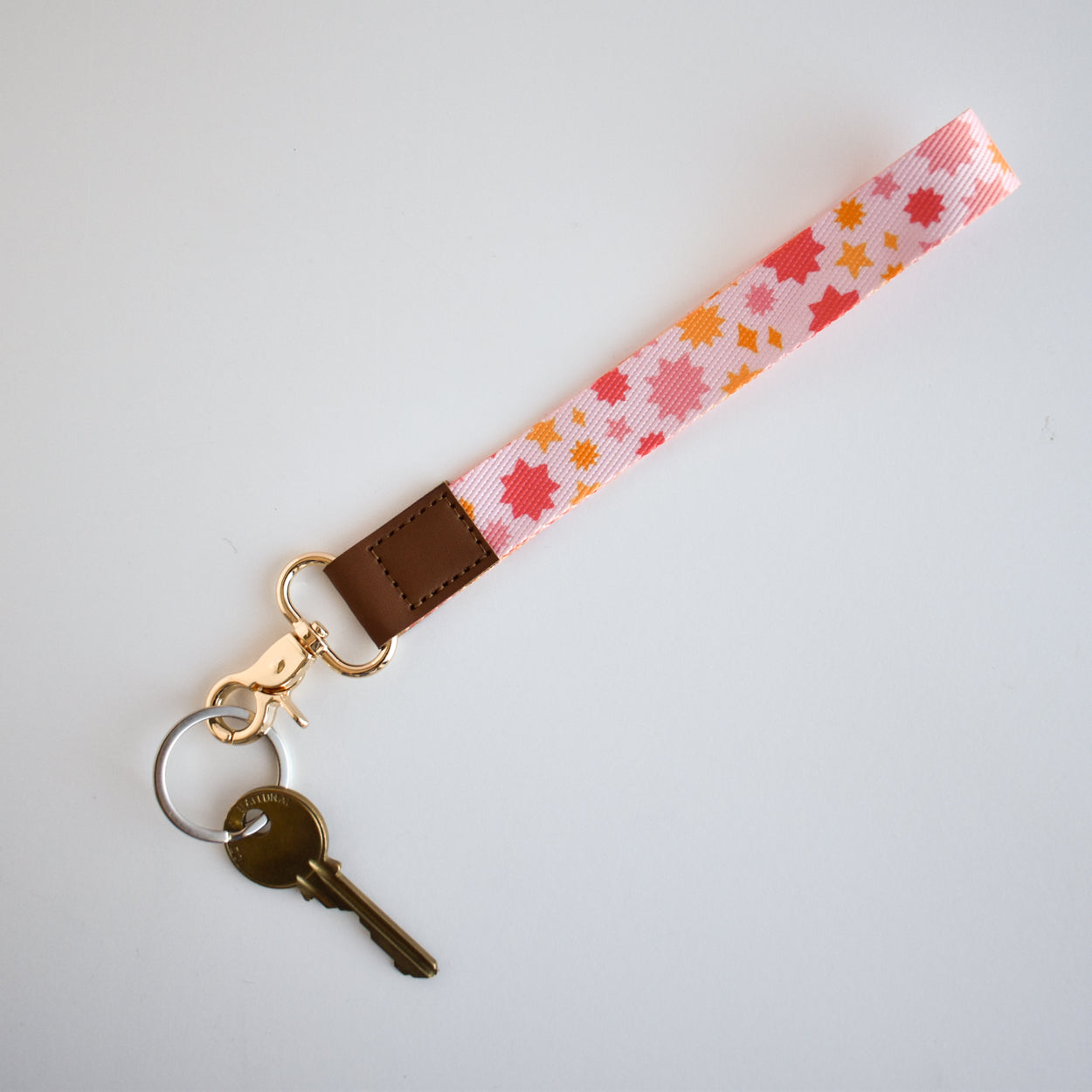 Pink Starburst Wristlet