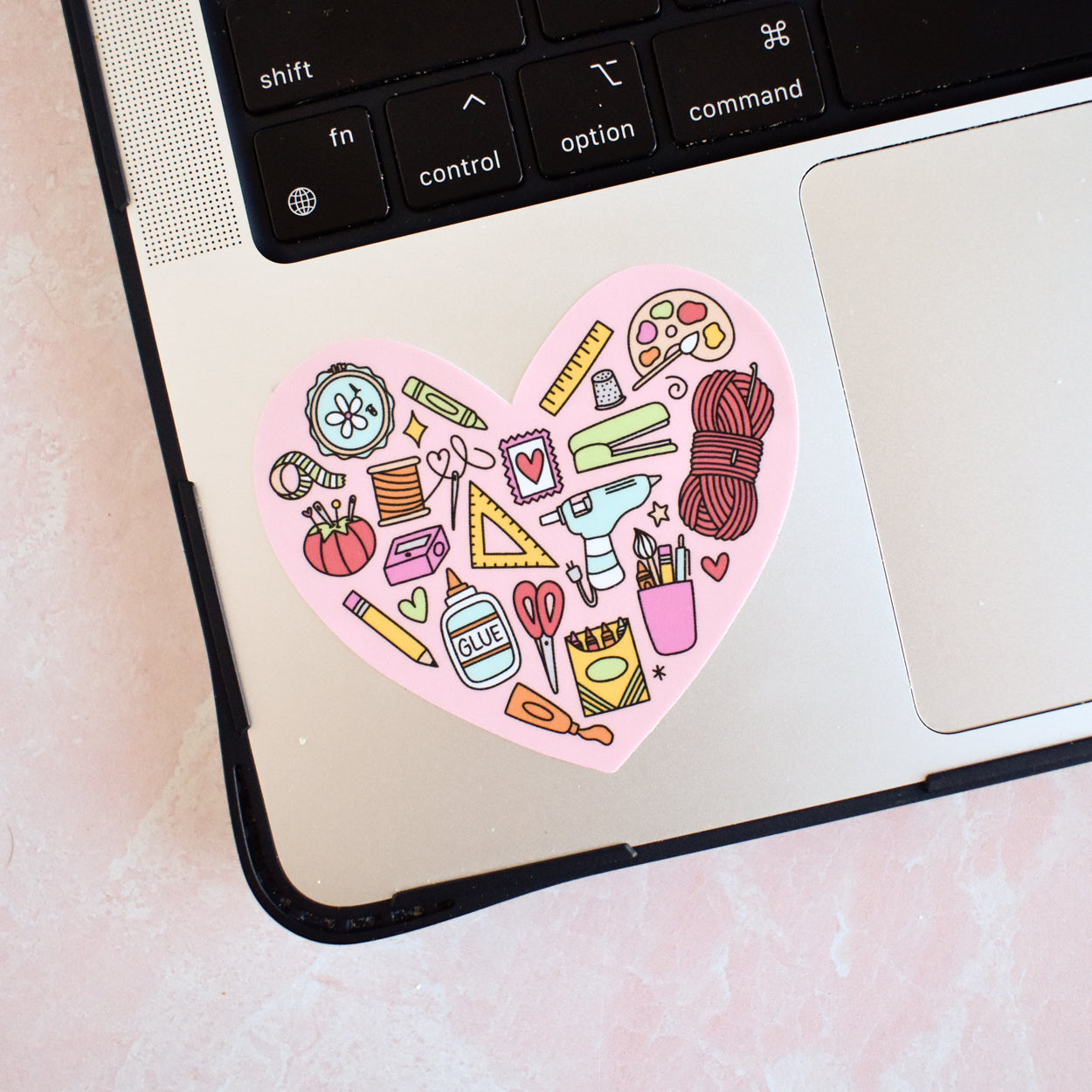Crafting Heart Sticker