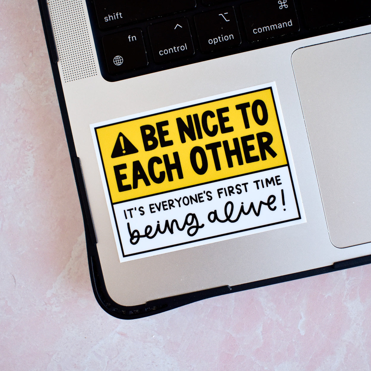 First Time Being Alive Sticker