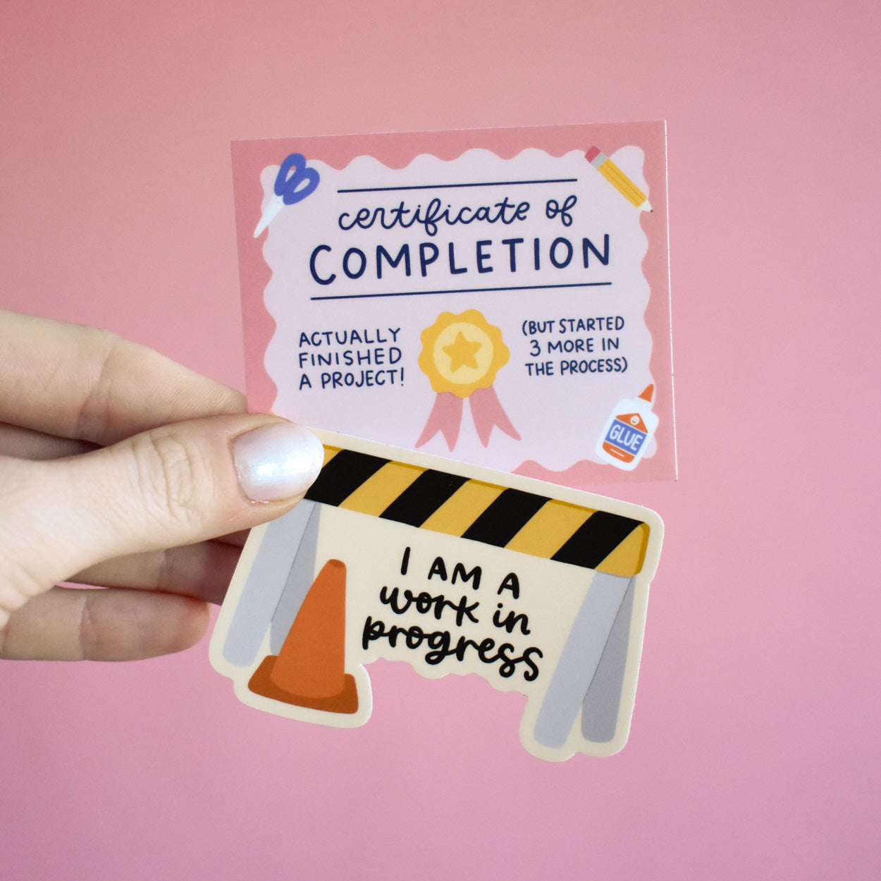 I Am A Work In Progress Sticker