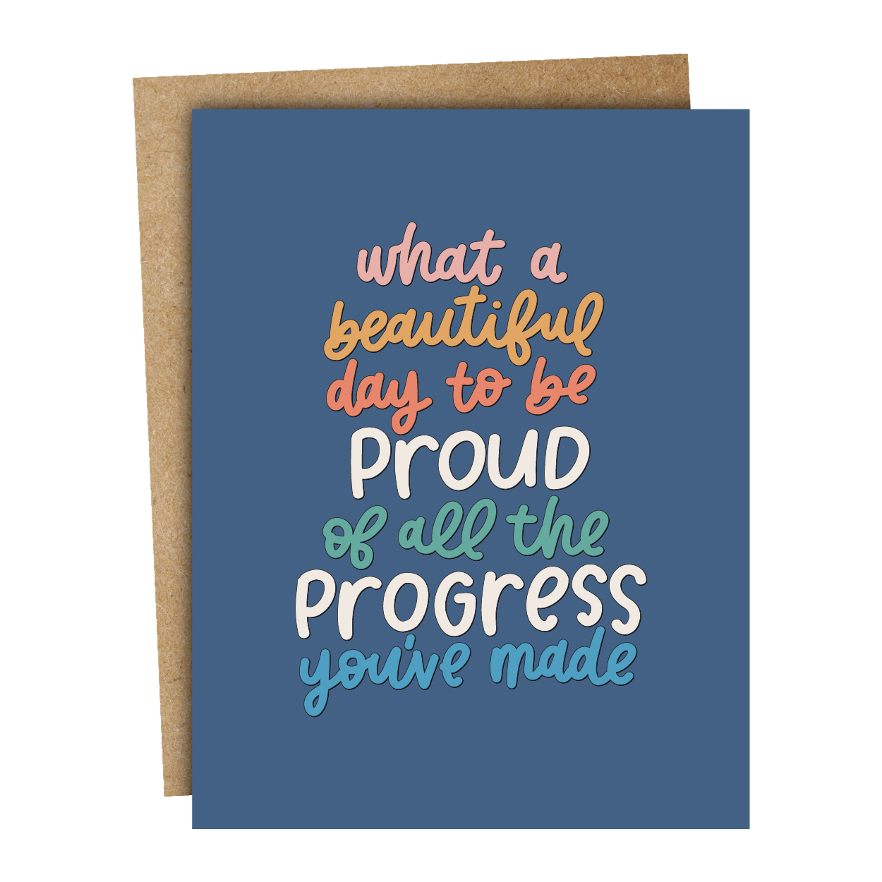Beautiful Day / Progress Card