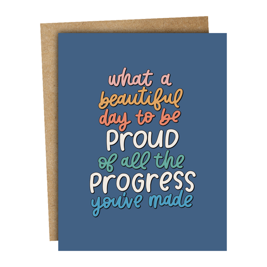 Beautiful Day / Progress Card