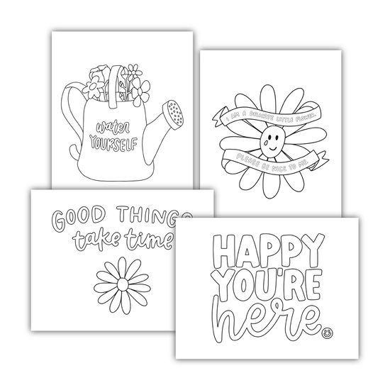 Bloom Launch Coloring Sheets (Digital Download)