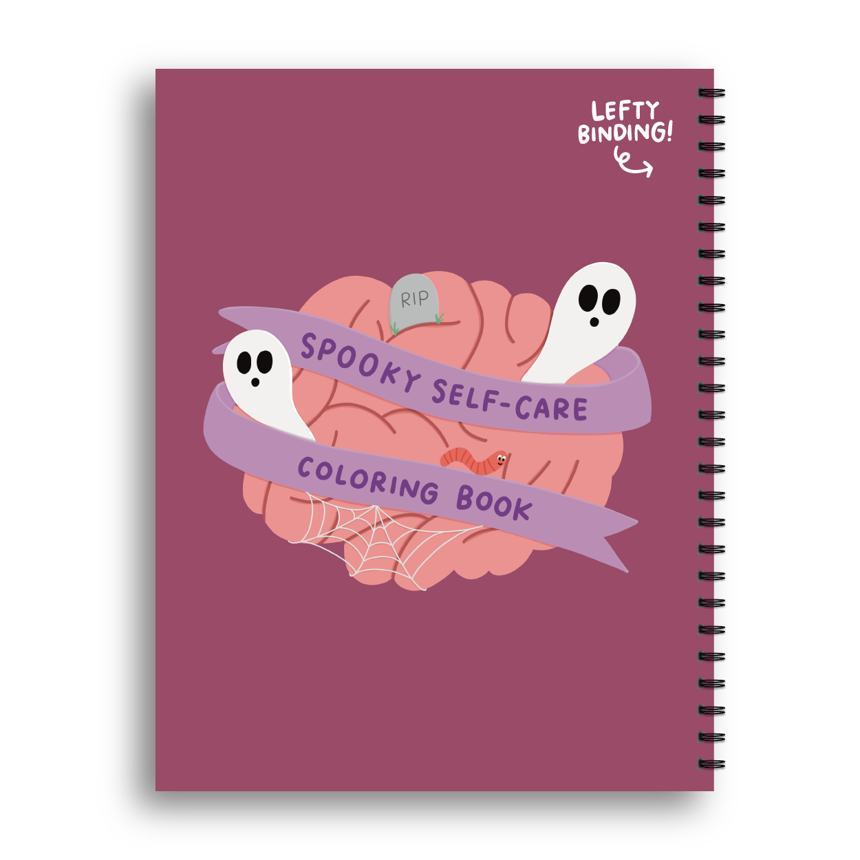 PREORDER Spooky Self-Care Coloring Book (Ships 9/23 - entire order is held until this date!)
