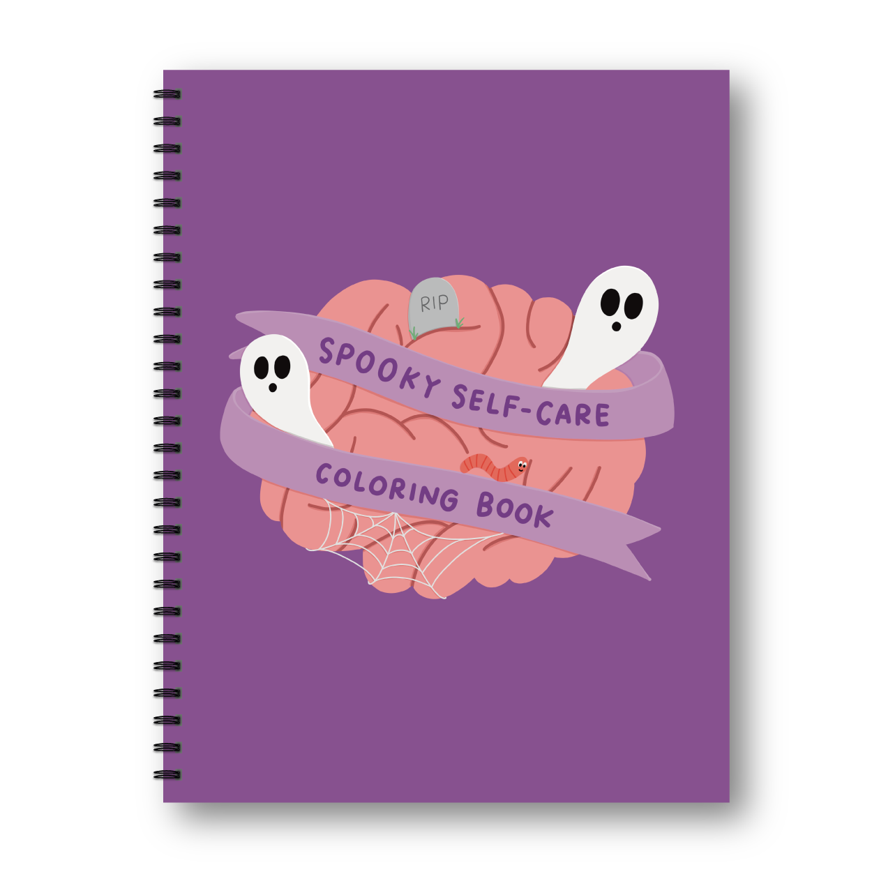 PREORDER Spooky Self-Care Coloring Book (Ships 9/23 - entire order is held until this date!)