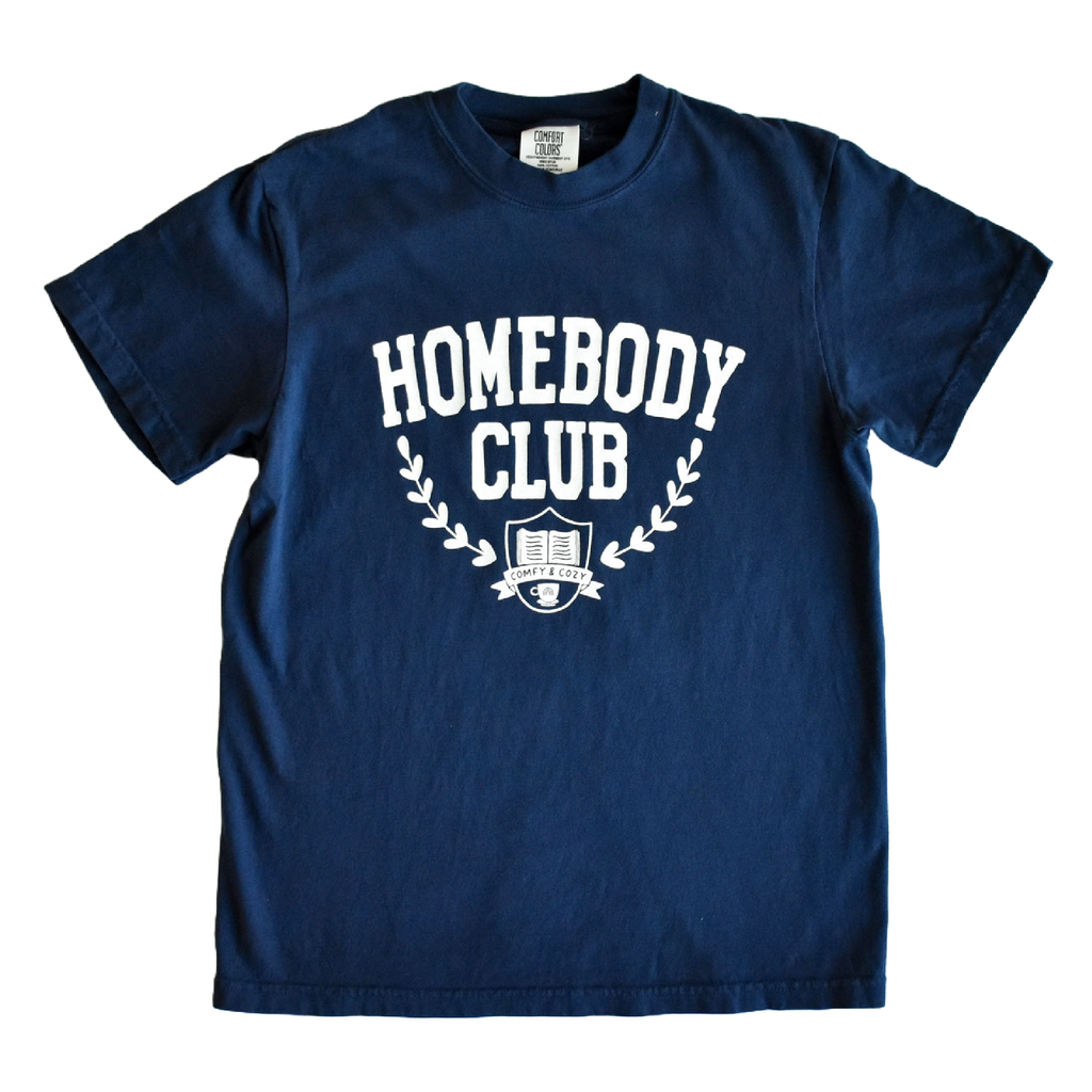 Homebody Club Tee (Navy) – Kyn You Believe It