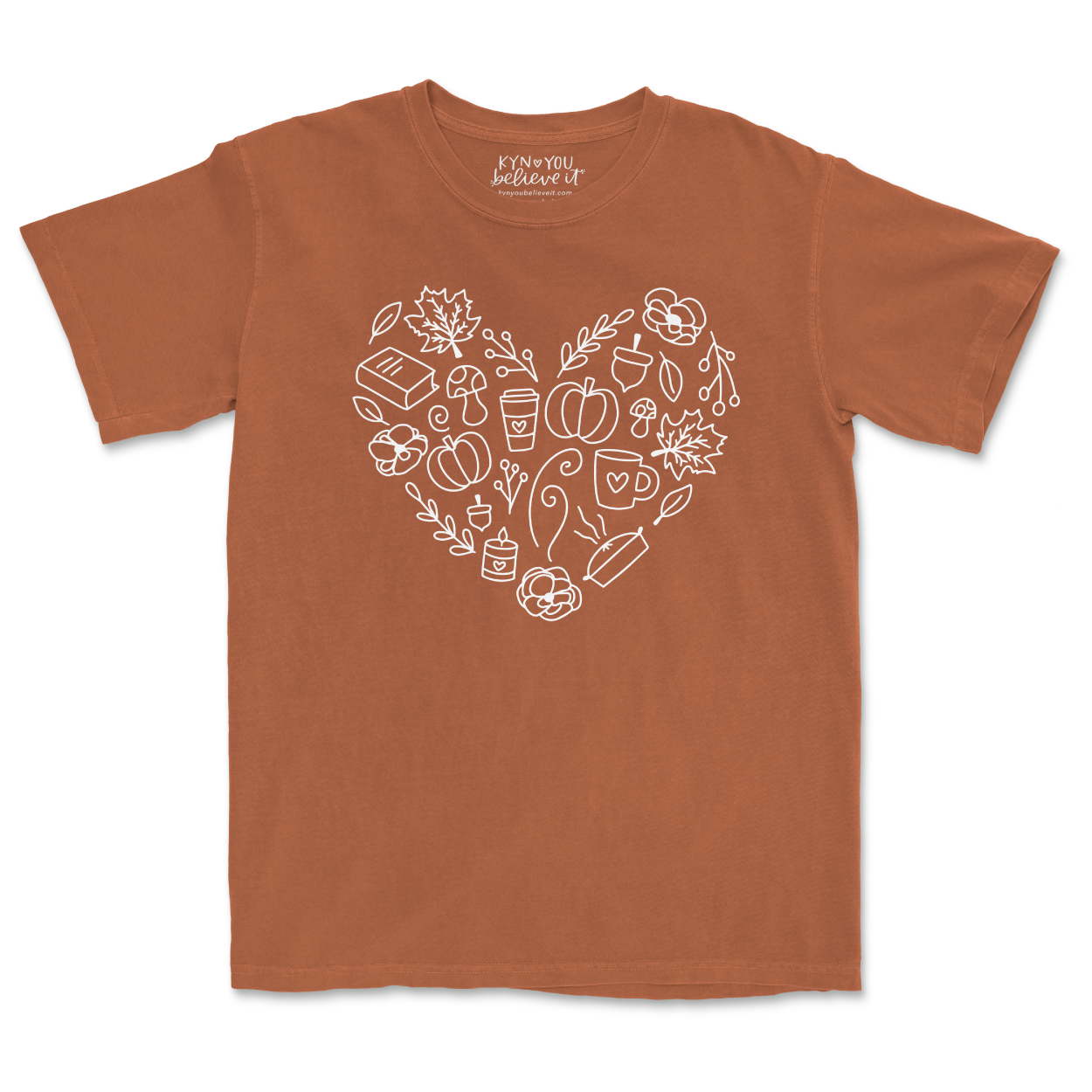 PREORDER Fall Heart Tee (Ships 10/1 - entire order is held until this date!)