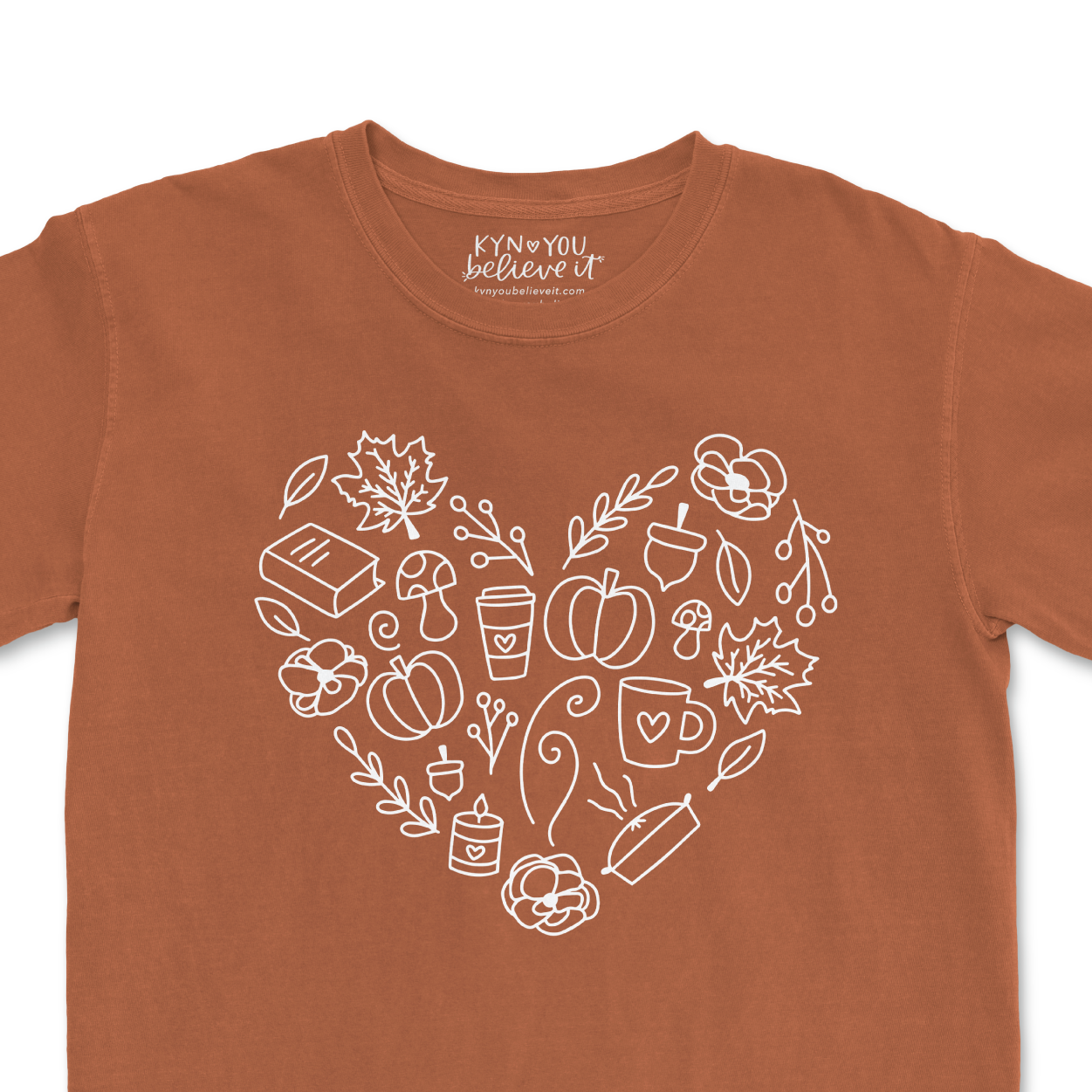 PREORDER Fall Heart Tee (Ships 10/1 - entire order is held until this date!)