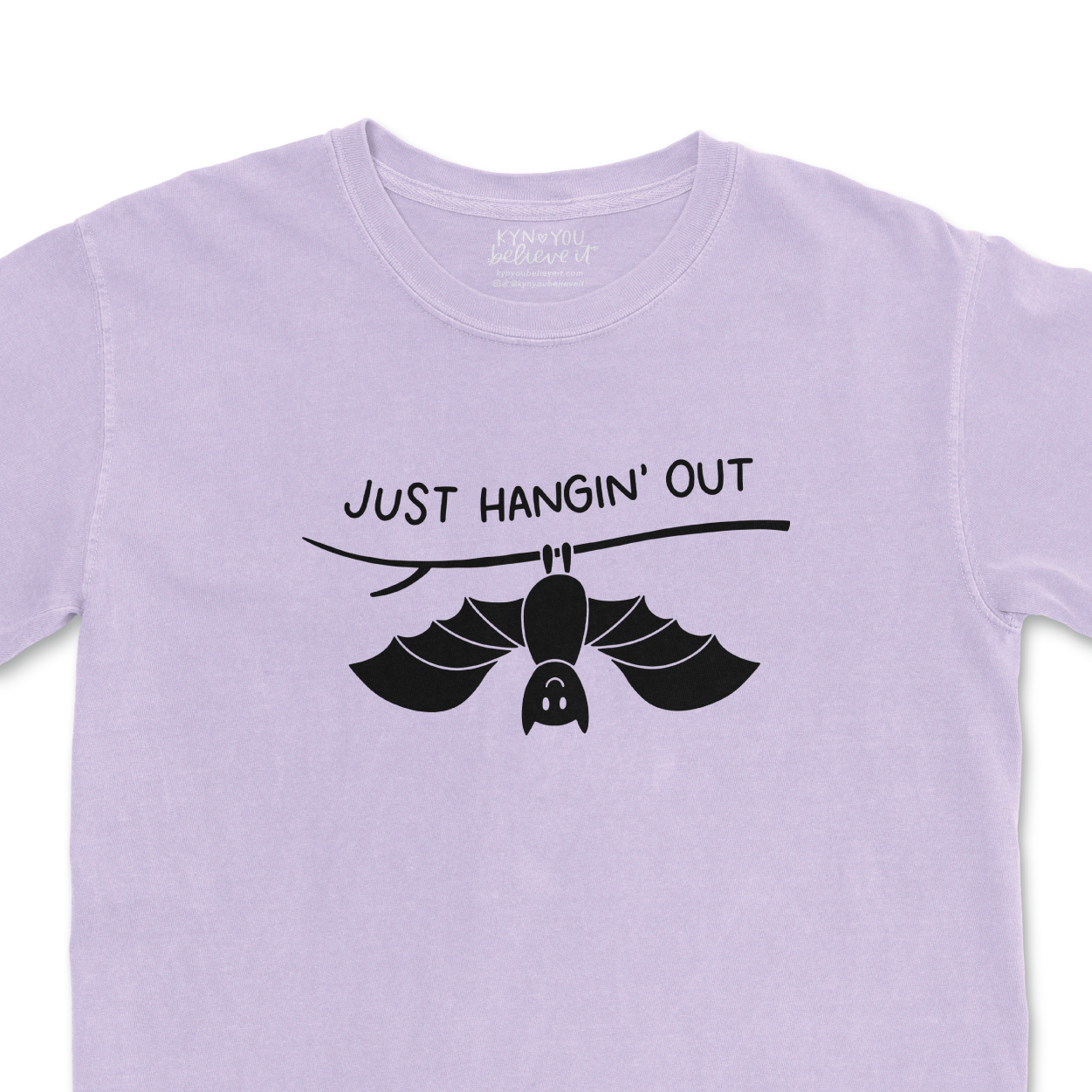 PREORDER Just Hangin' Out Bat Tee (Ships 10/1 - entire order is held until this date!)