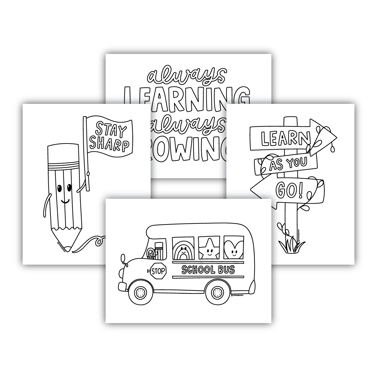 Keep Learning Coloring Sheets (KYCI #5)