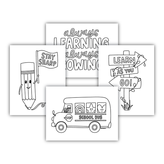 Keep Learning Coloring Sheets (KYCI #5)