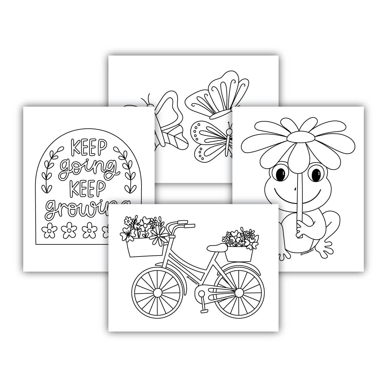 Keep Growing Digital Coloring Sheets (KYCI #11)