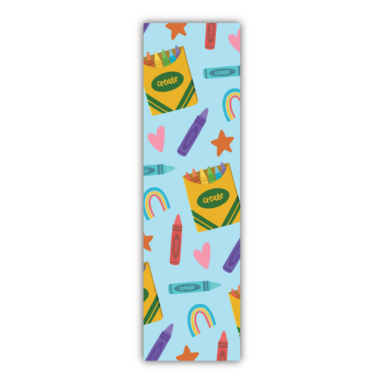 Crayon Pattern Bookmark