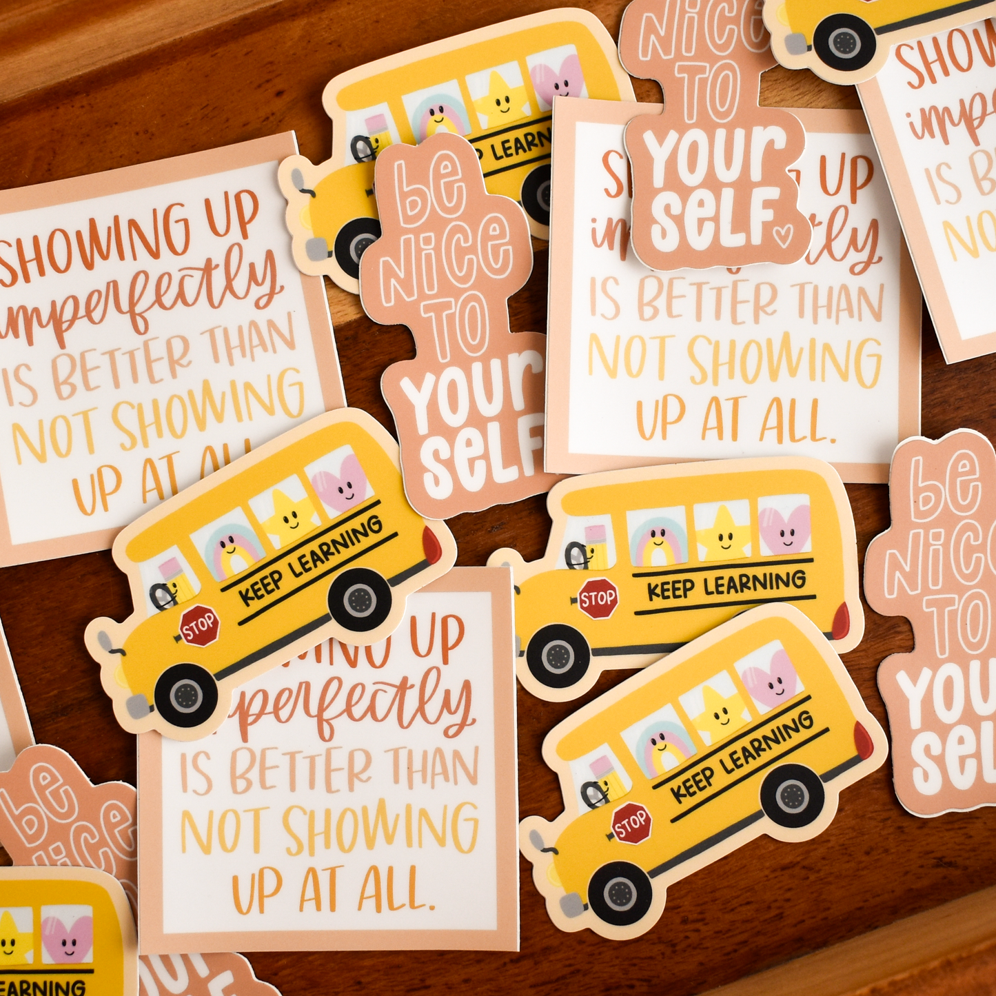 Showing Up Imperfectly Sticker