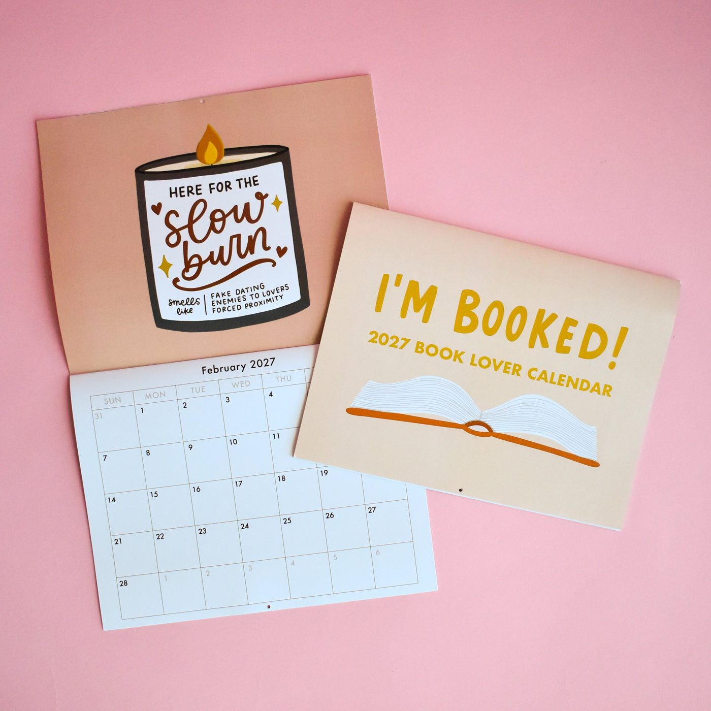 Book Lover 2027 Wall Calendar