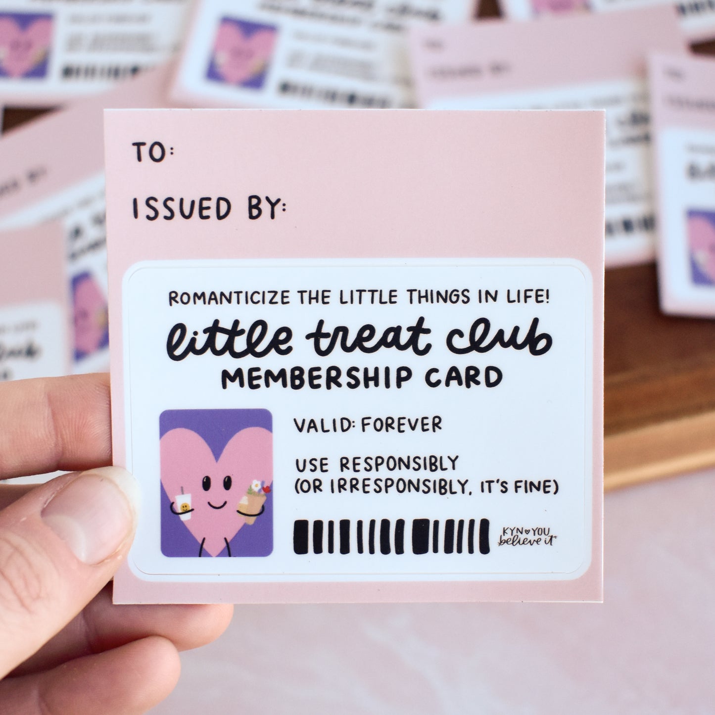 Little Treat Membership Sticker Gram