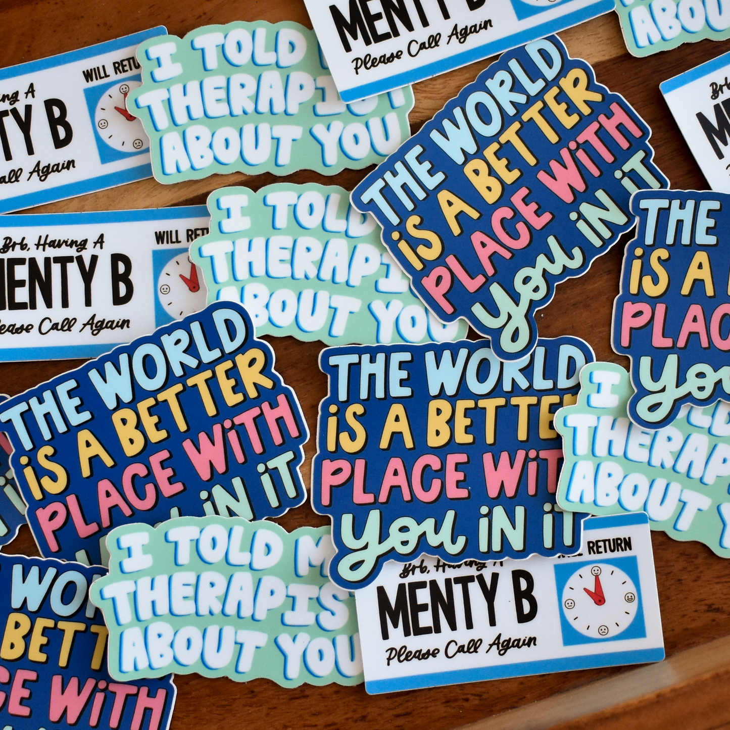 BRB, Having a Menty B Sticker