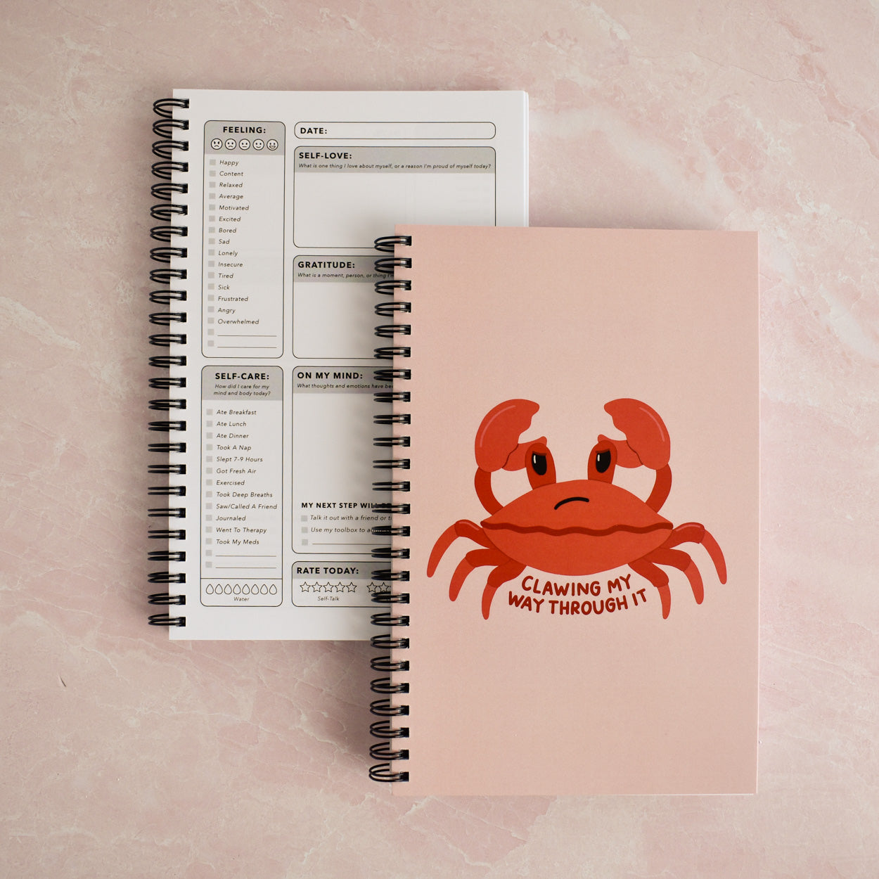Clawing My Way Through It Mental Health Journal