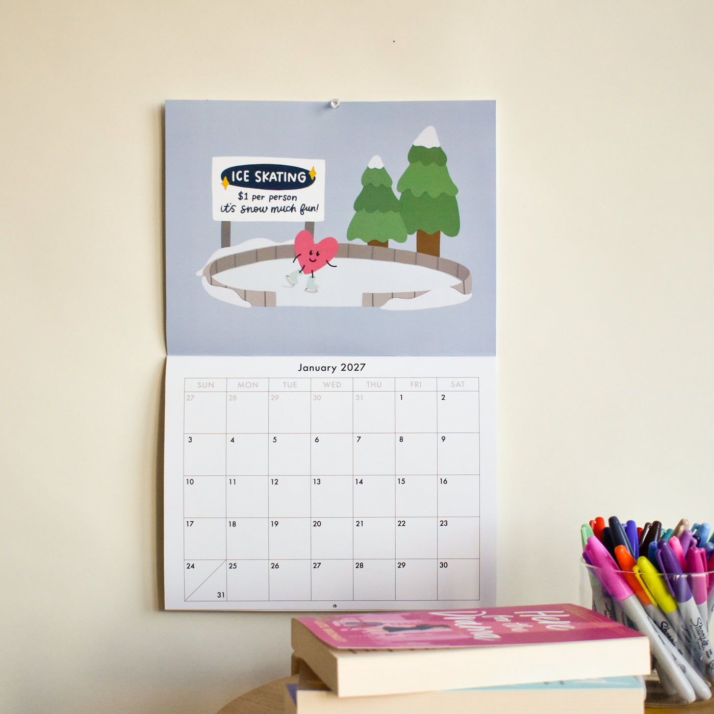 Adventure Awaits 2027 Wall Calendar