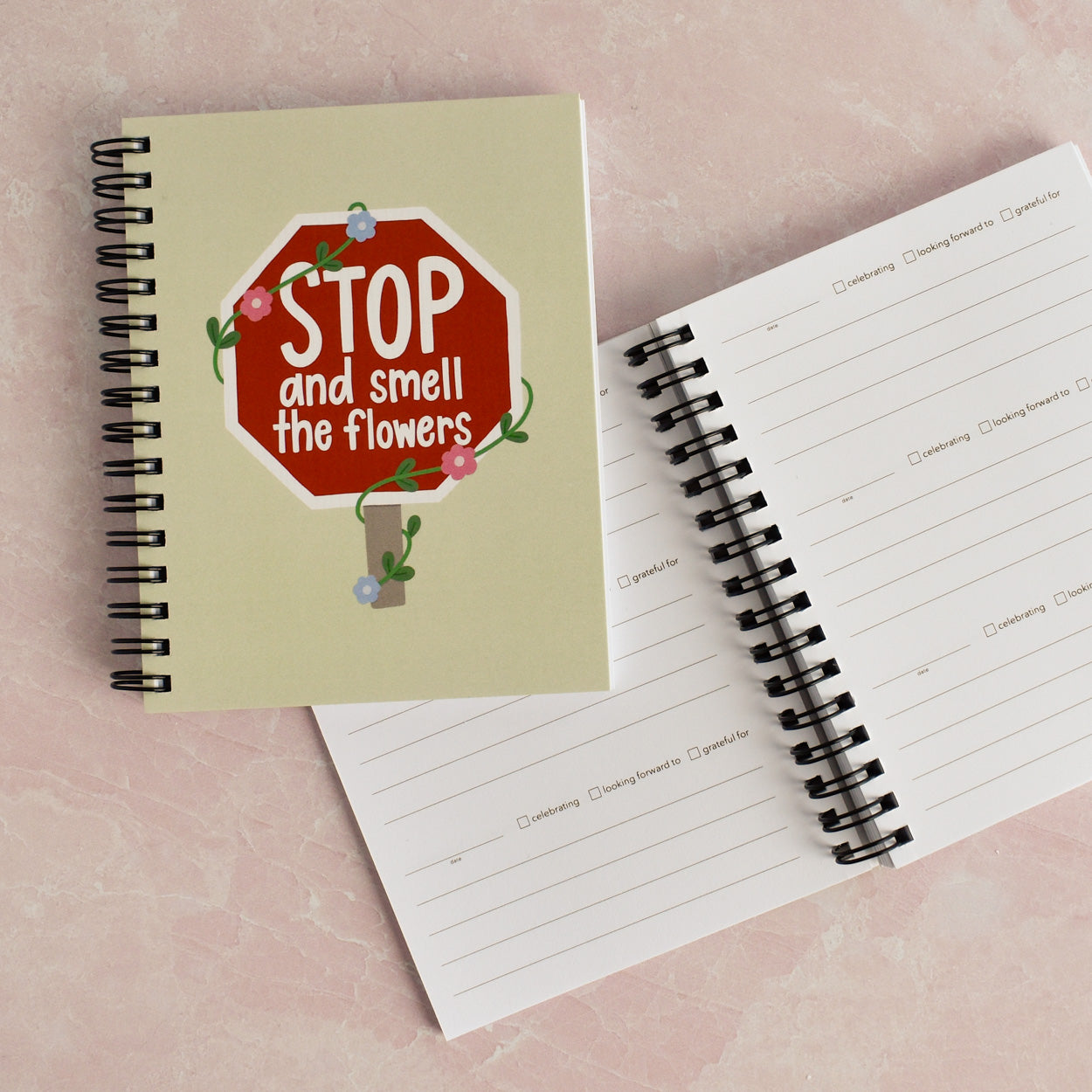 Stop And Smell The Flowers Gratitude Journal
