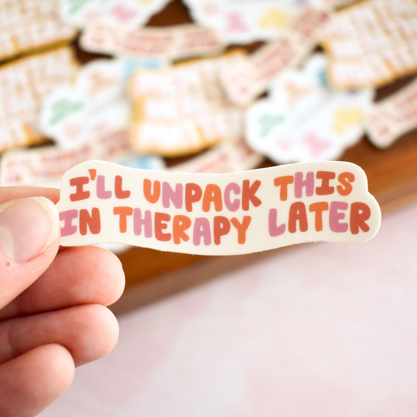 I'll Unpack This In Therapy Sticker