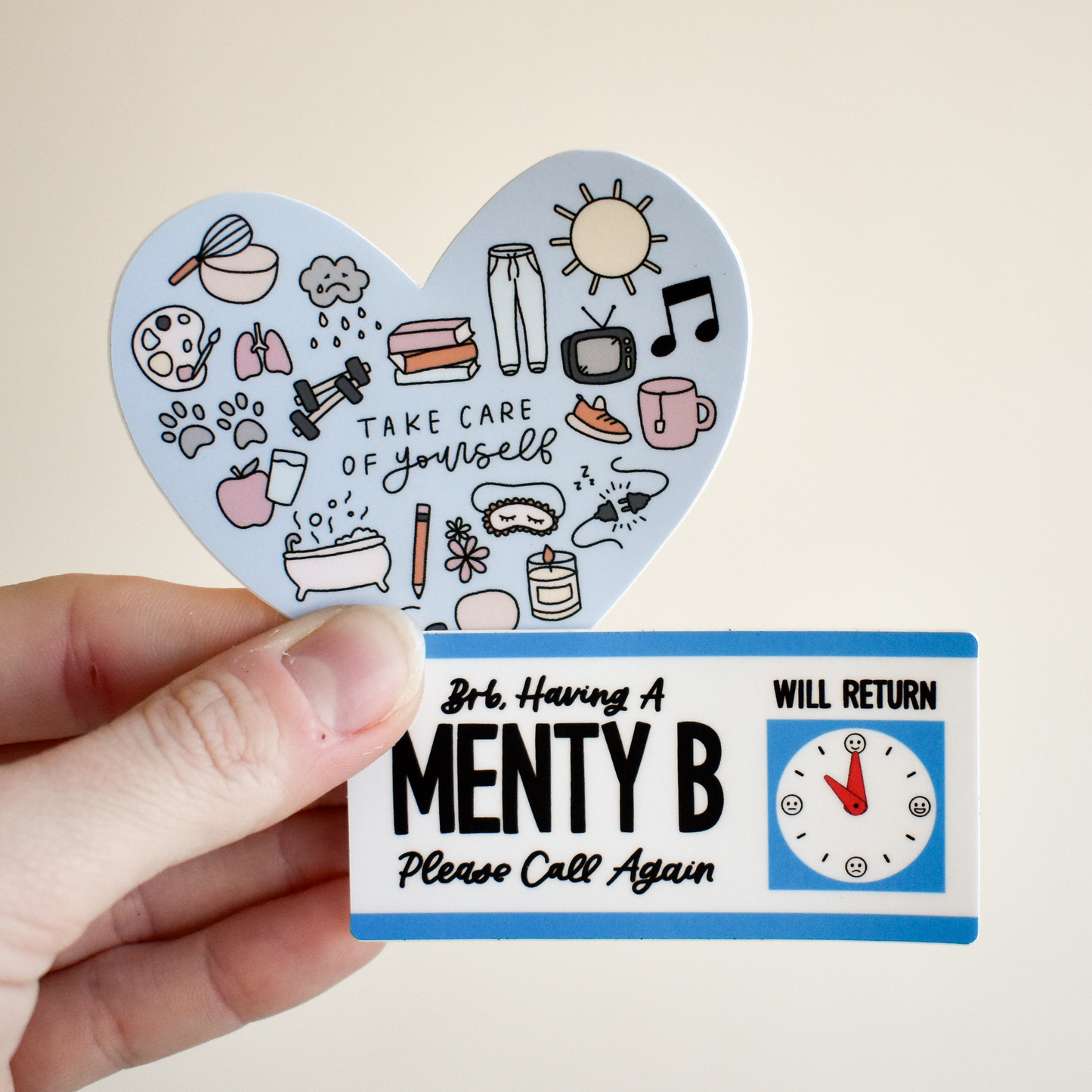 BRB, Having a Menty B Sticker