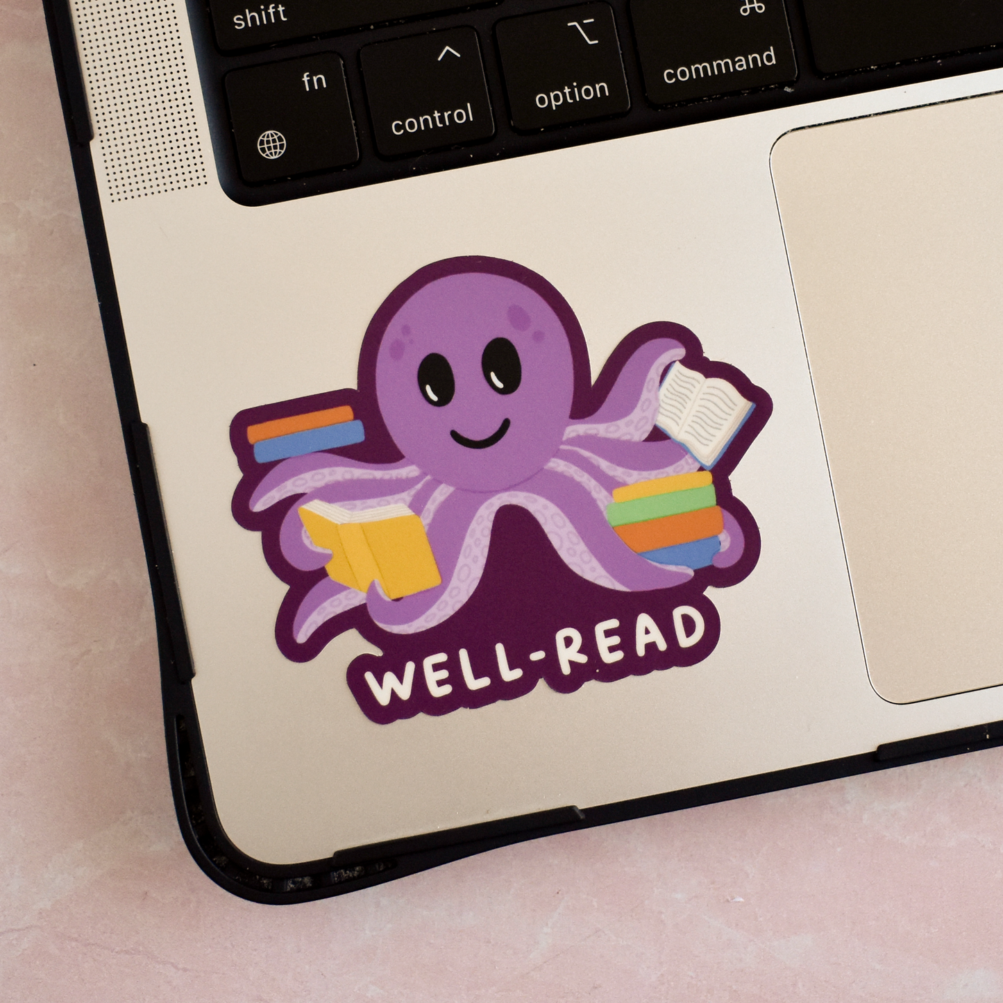 Well-Read Octopus Sticker