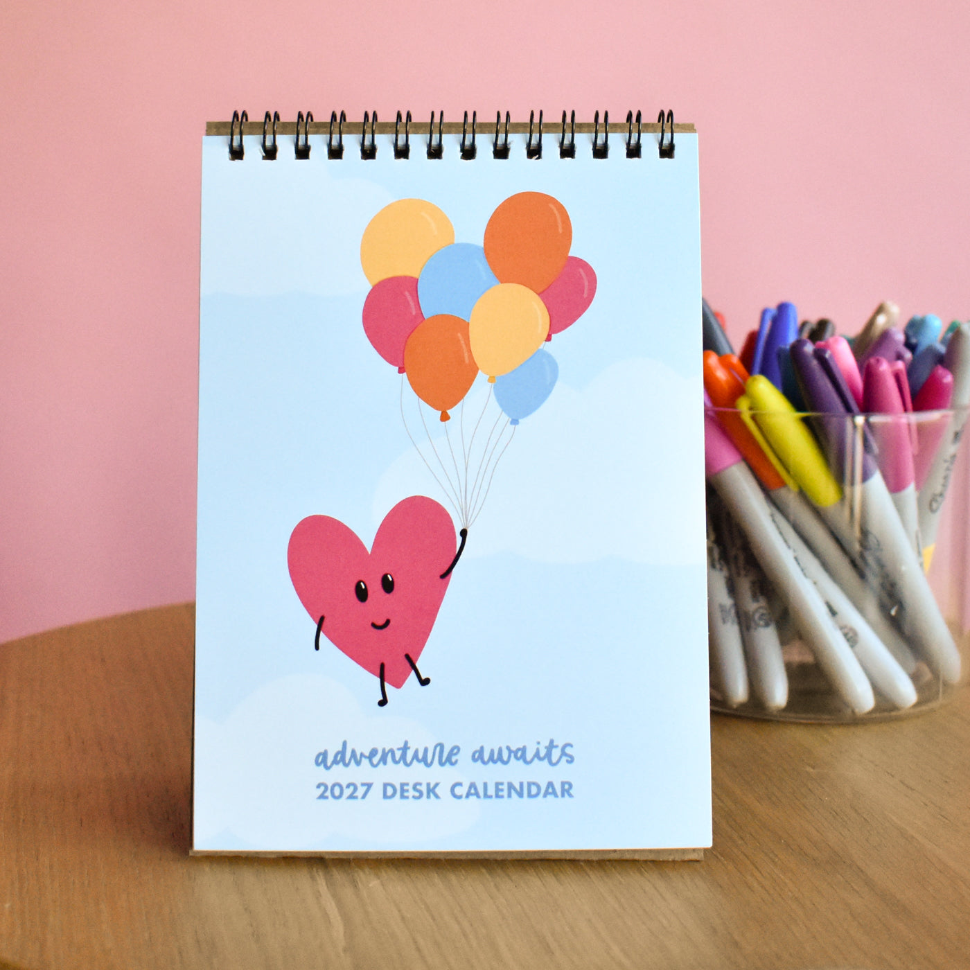 Adventure Awaits 2027 Desk Calendar