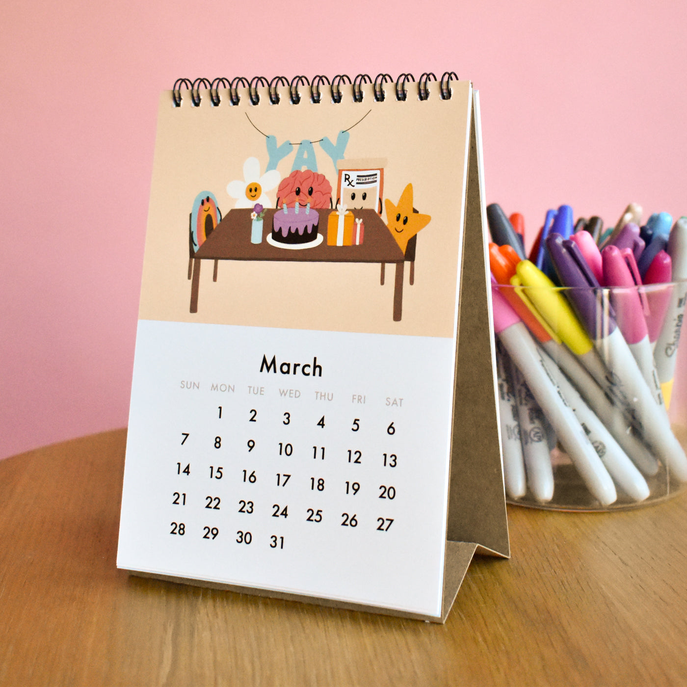 Adventure Awaits 2027 Desk Calendar