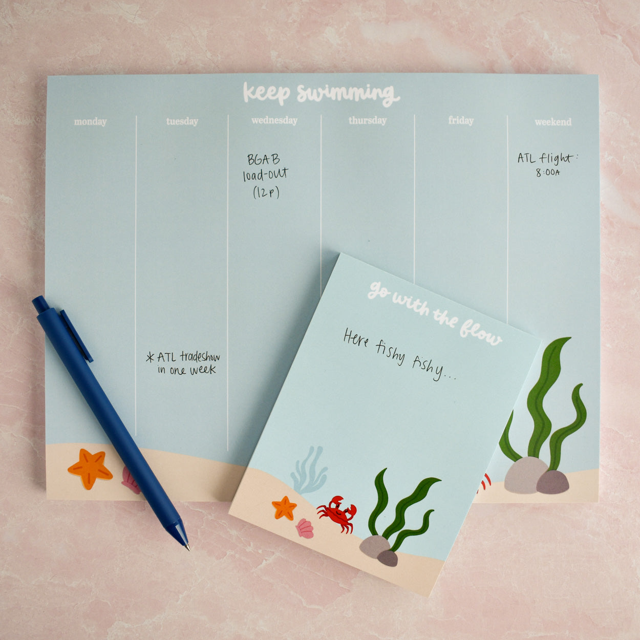 Go With The Flow Notepad