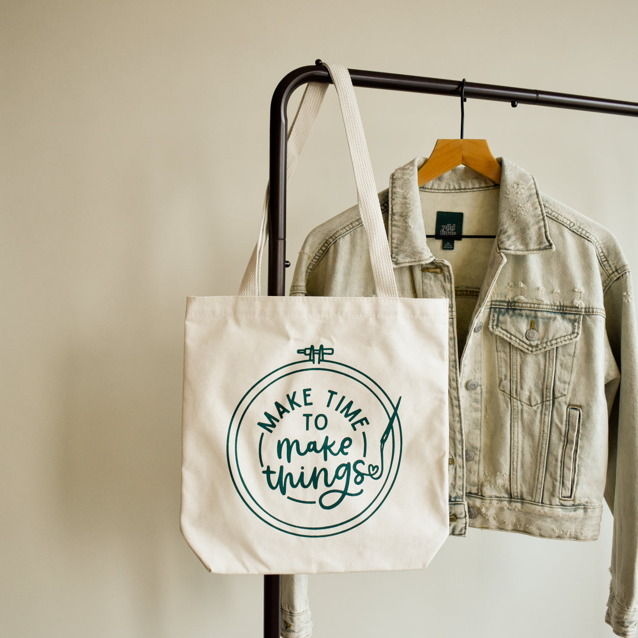 Make Time To Make Things Tote Bag