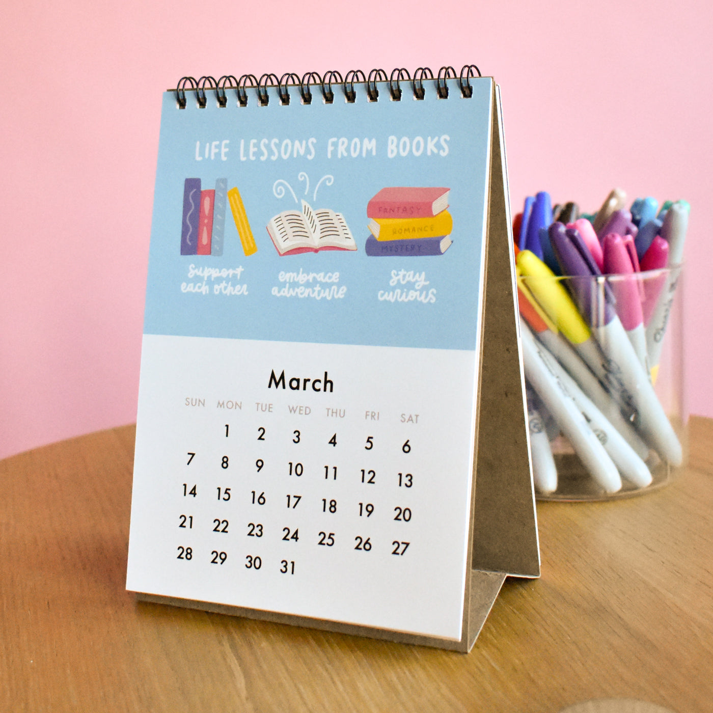 Book Lover 2027 Desk Calendar