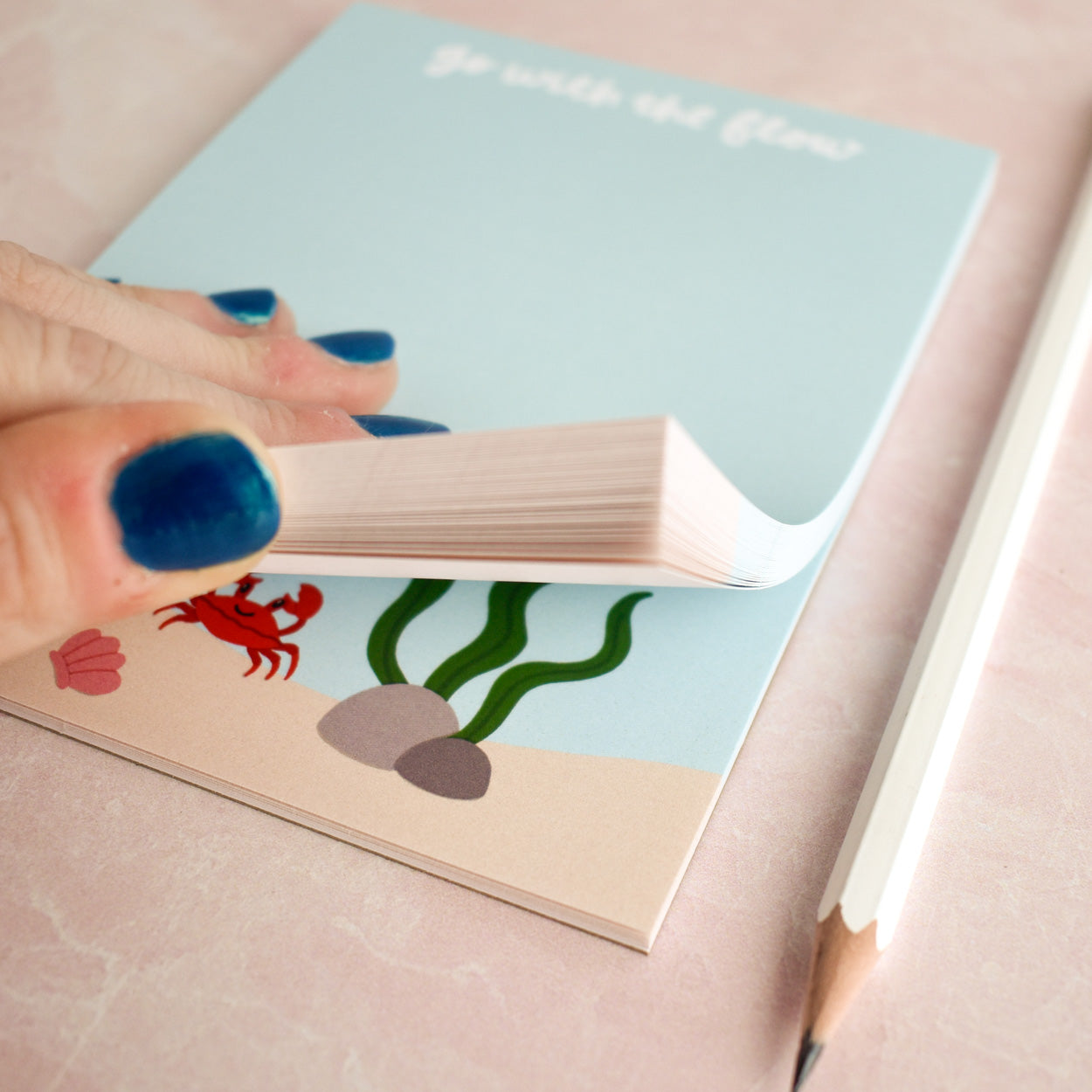 Go With The Flow Notepad