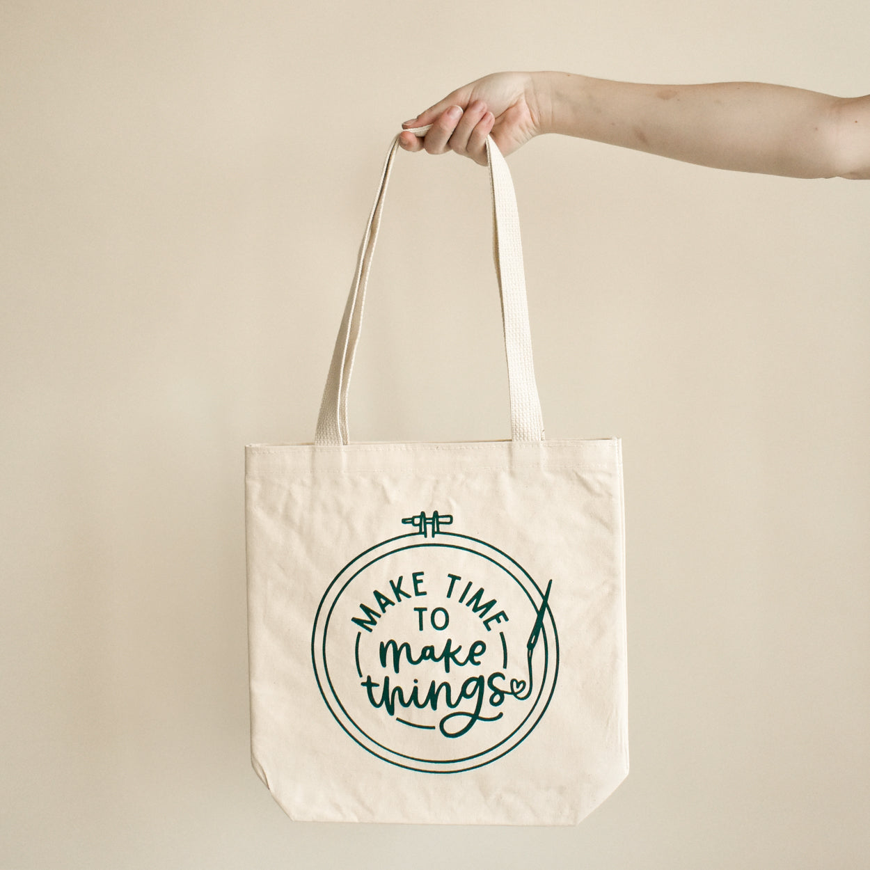 Make Time To Make Things Tote Bag