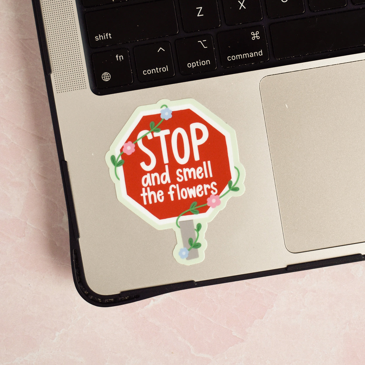 Stop And Smell The Flowers Sticker