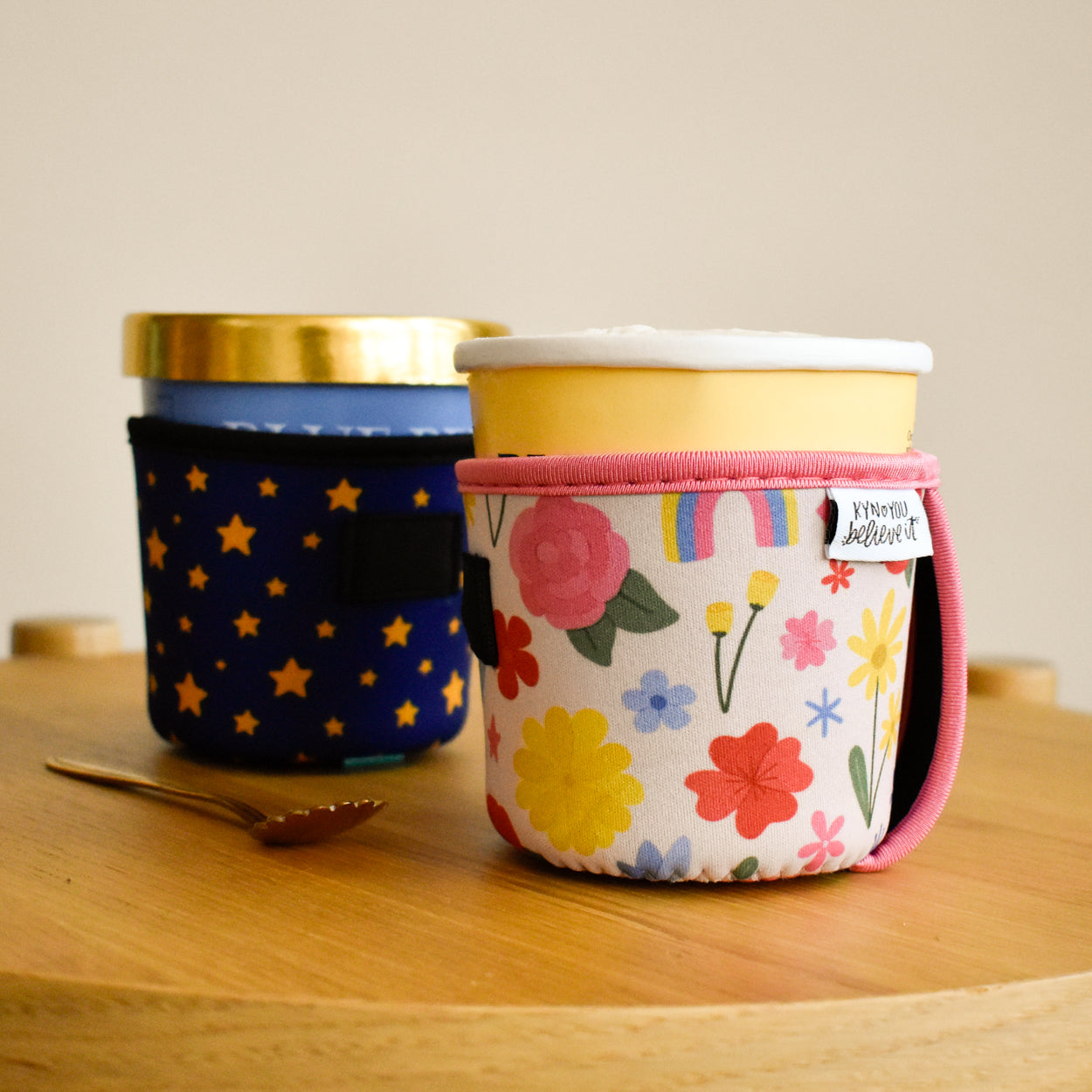Whimsy Floral Ice Cream Sleeve