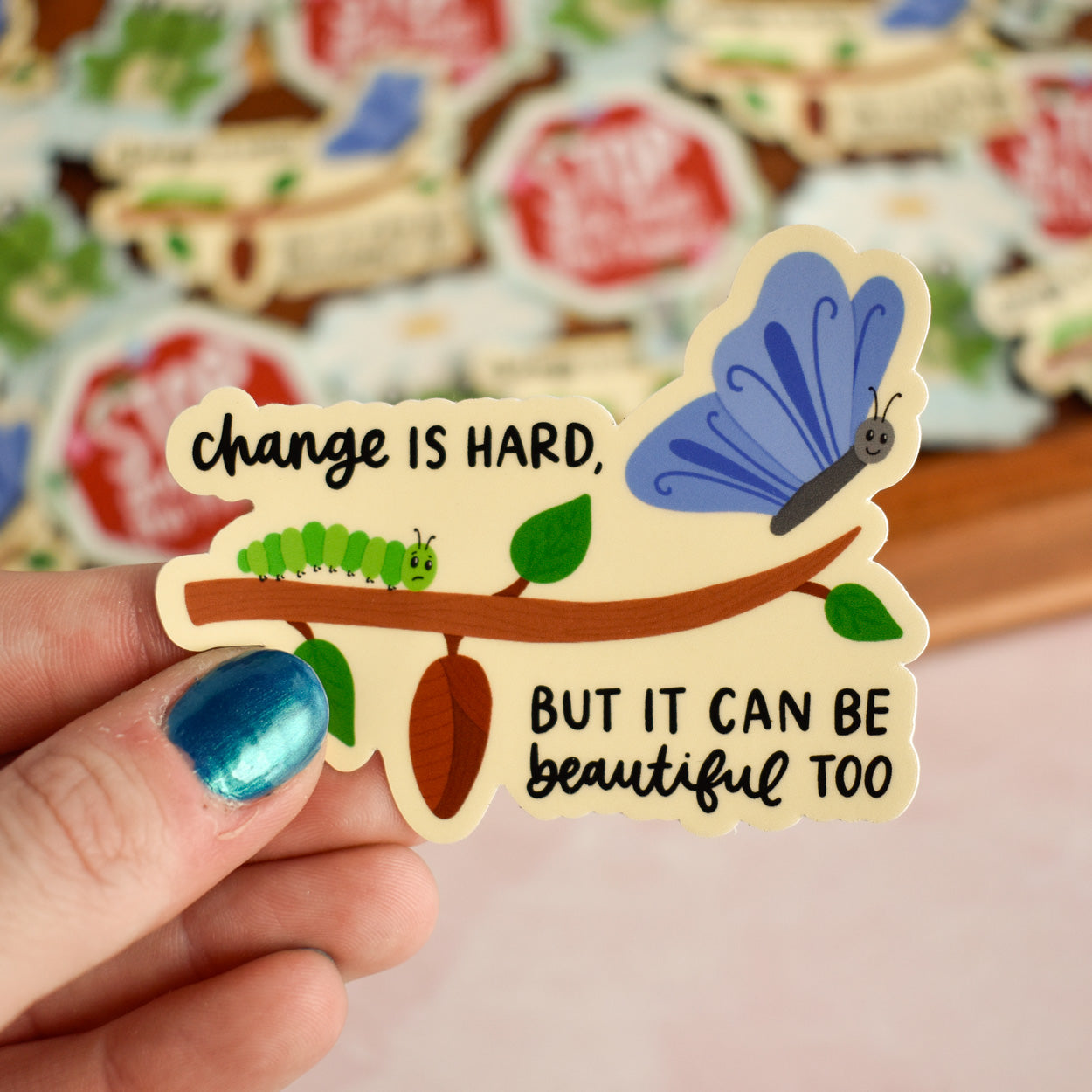 Change Is Hard Sticker