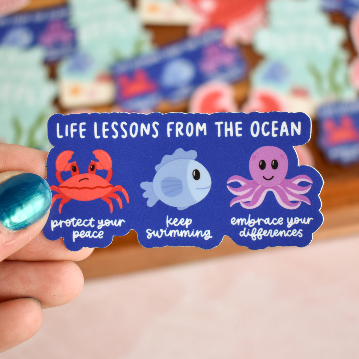 Life Lessons From The Ocean Sticker