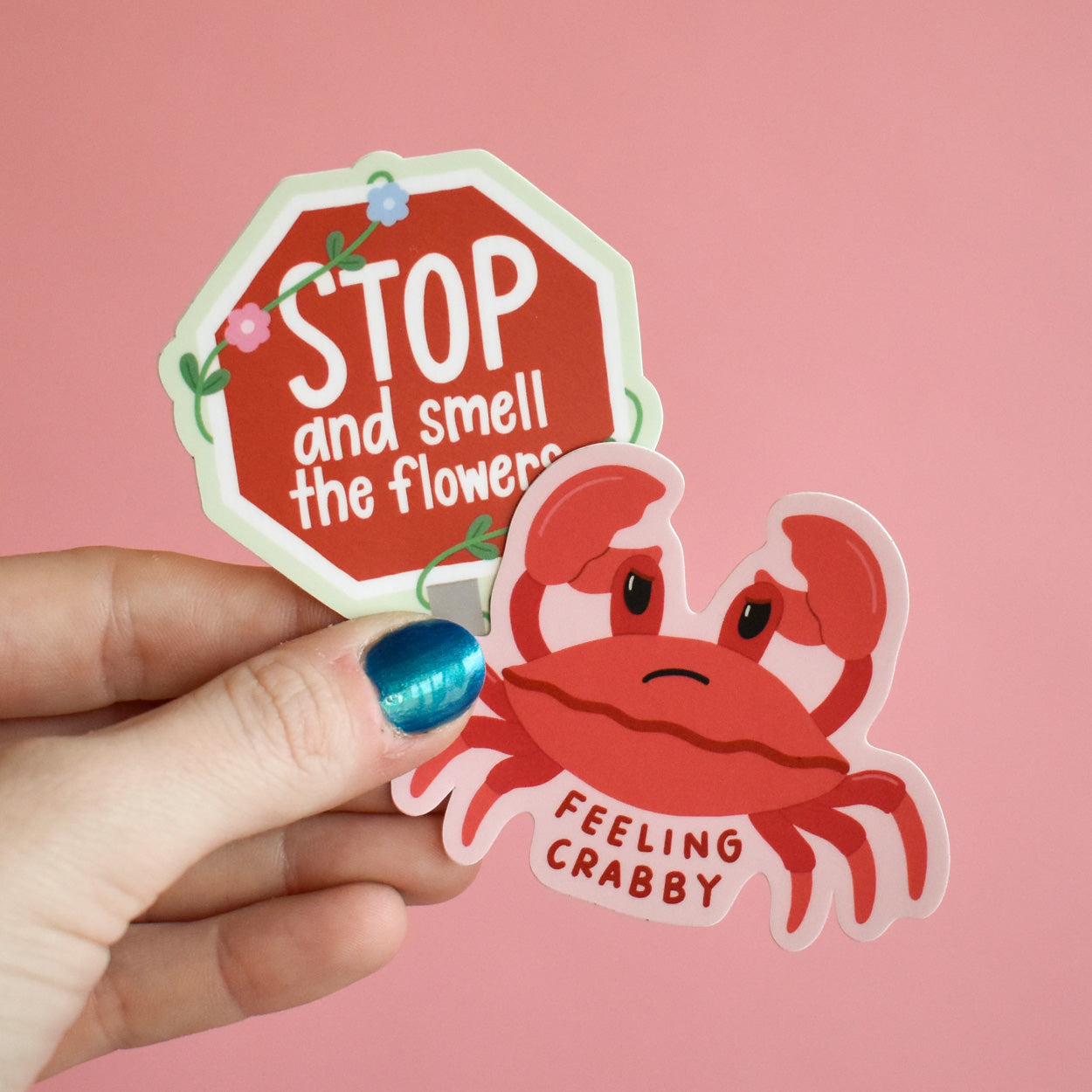 Stop And Smell The Flowers Sticker