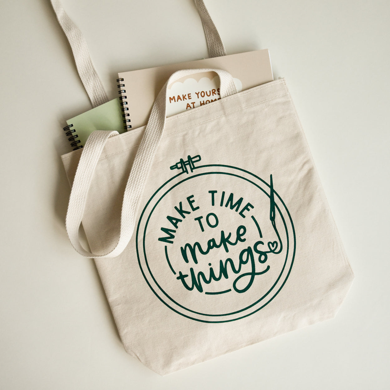 Make Time To Make Things Tote Bag