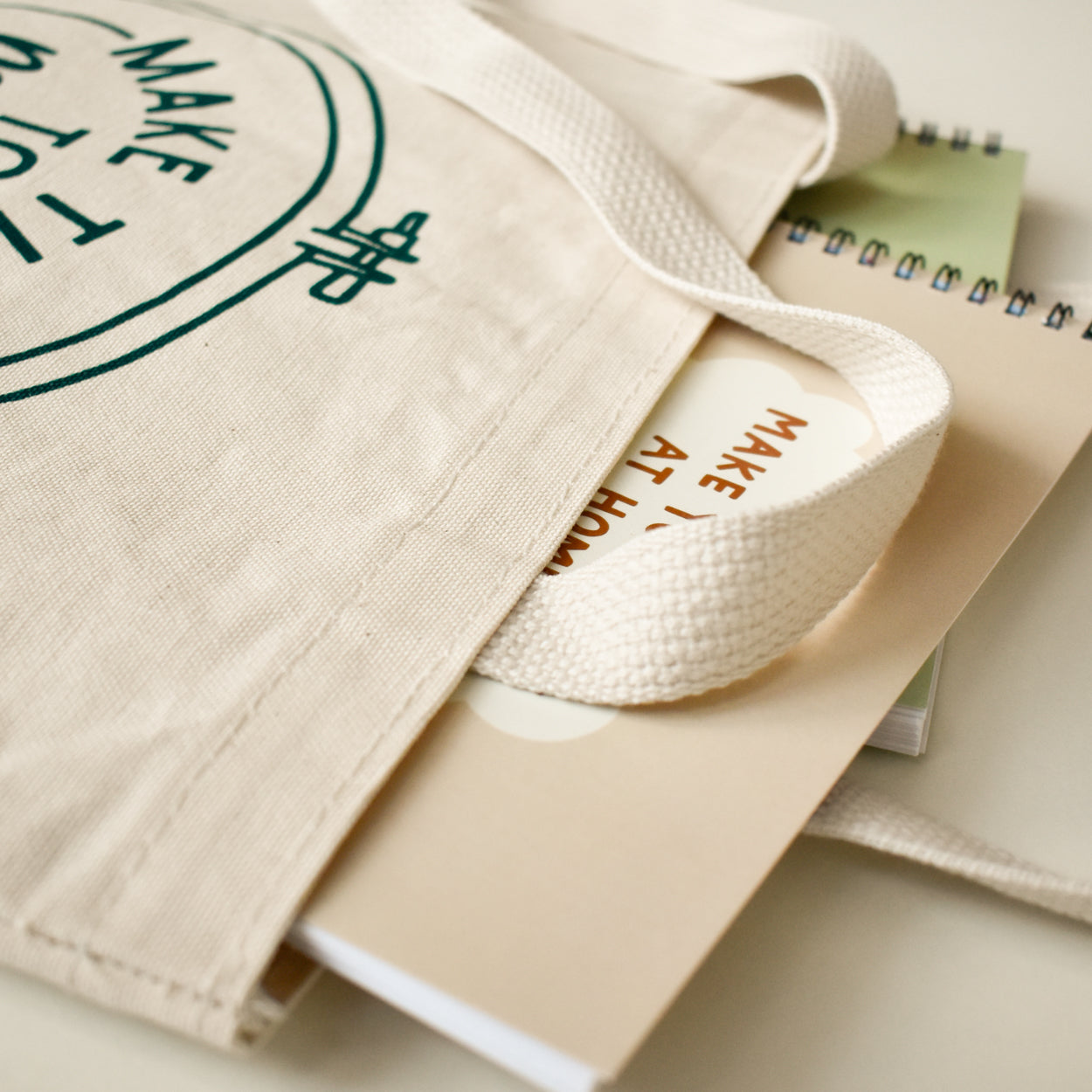 Make Time To Make Things Tote Bag