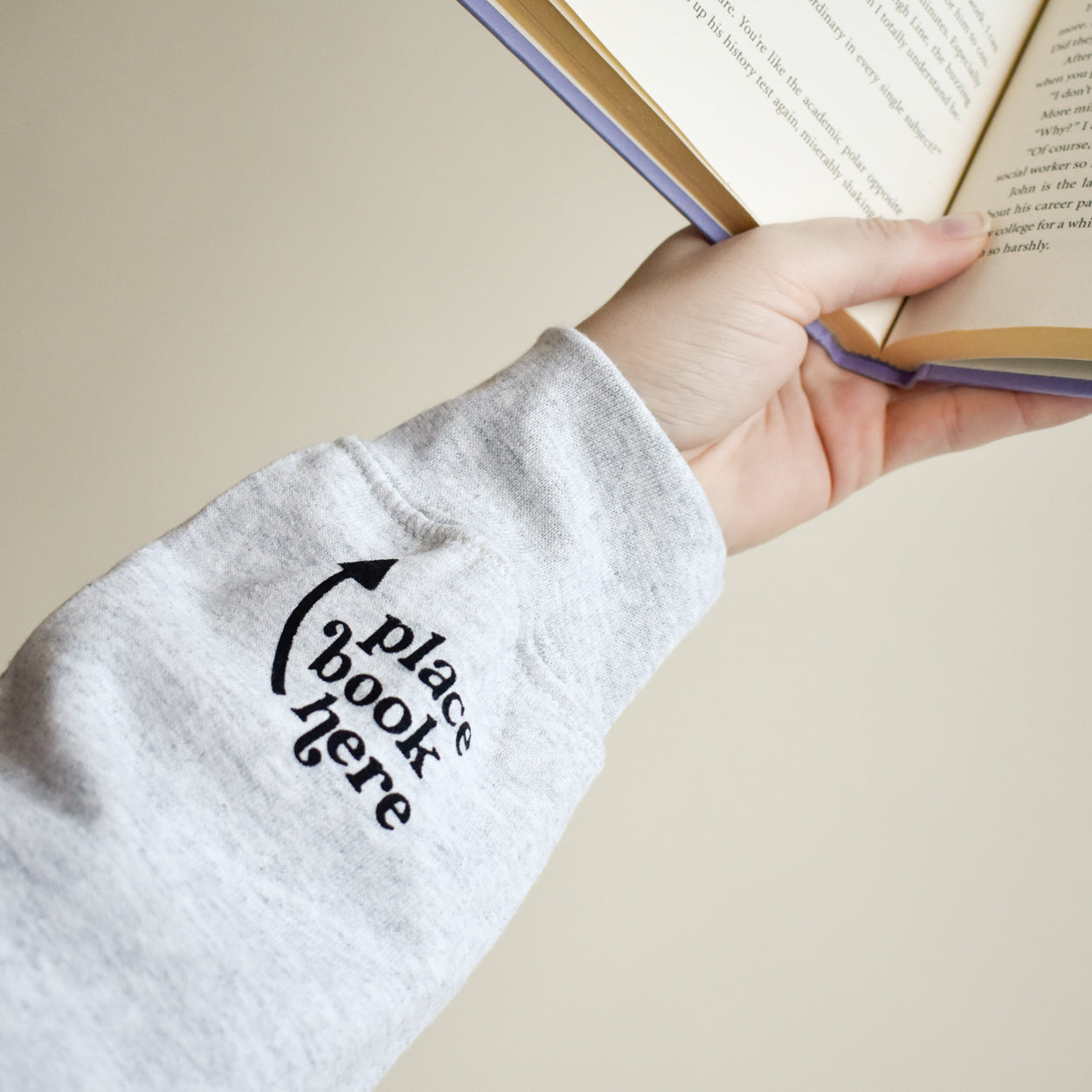 PREORDER Books Are My Happy Place Sweatshirt (Ships 4/16 & Delays Your Order!)