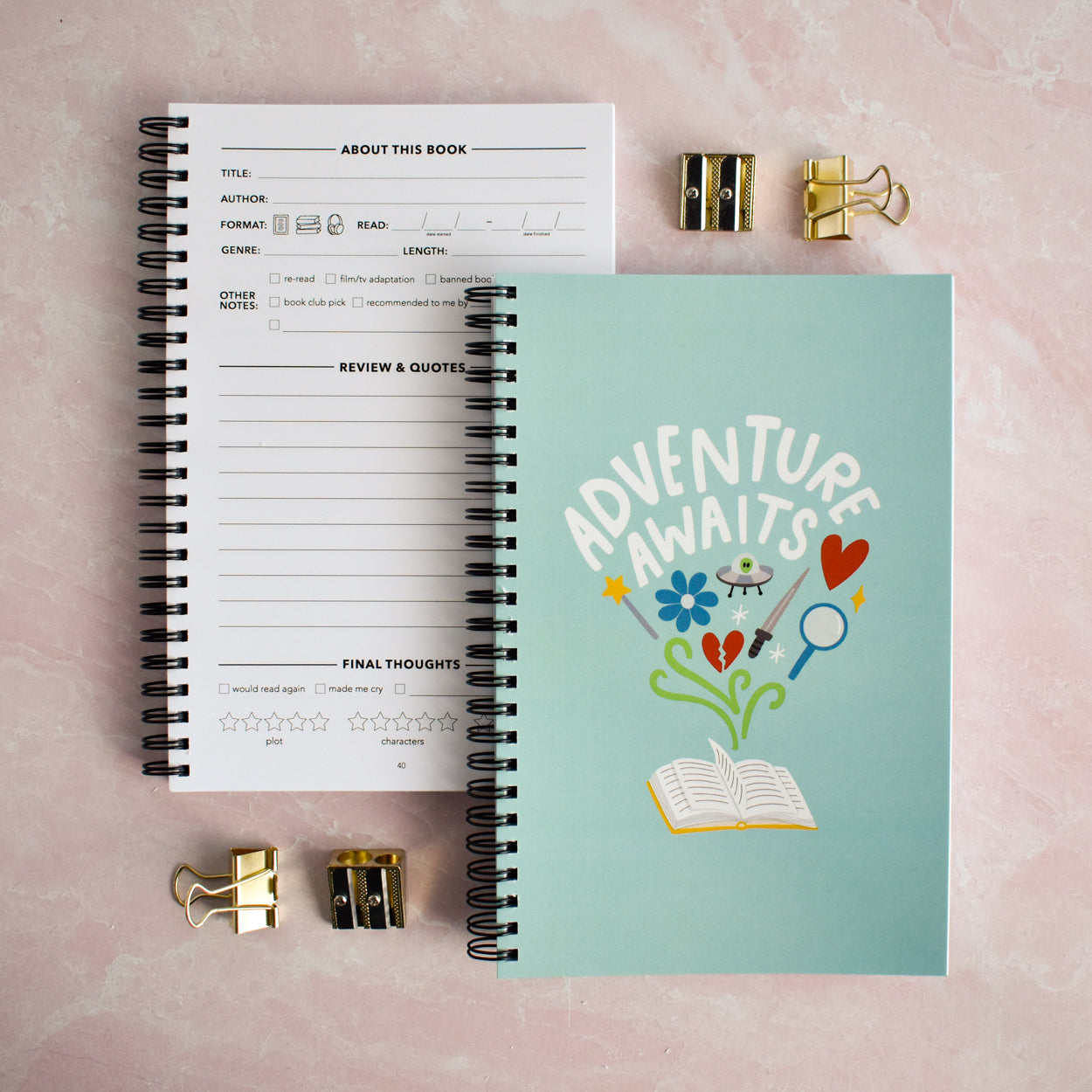 Adventure Awaits Reading Journal