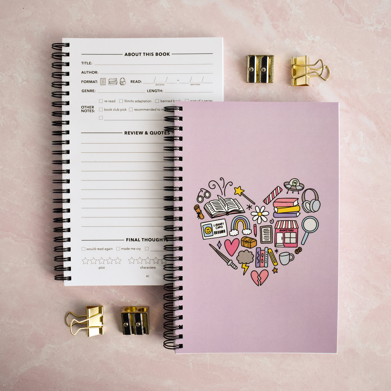 Reading Heart Reading Journal