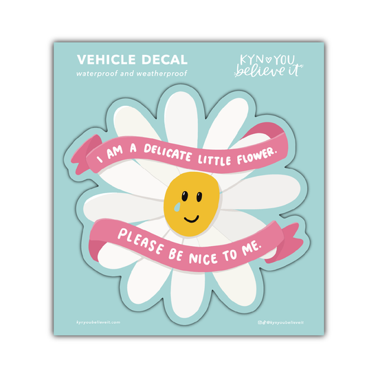 Delicate Flower Vehicle Decal